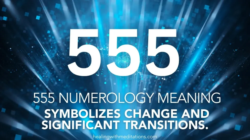 555 Angel Number Meaning: A Guide To Spiritual Change 33 555 - The Miracle Number in Numerology - Symbolizes change and significant transitions.
