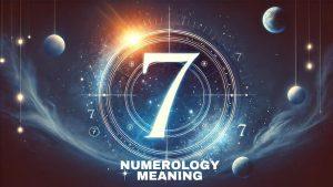 Numerology Number 7 The Path of Introspection Spirituality and Wisdom