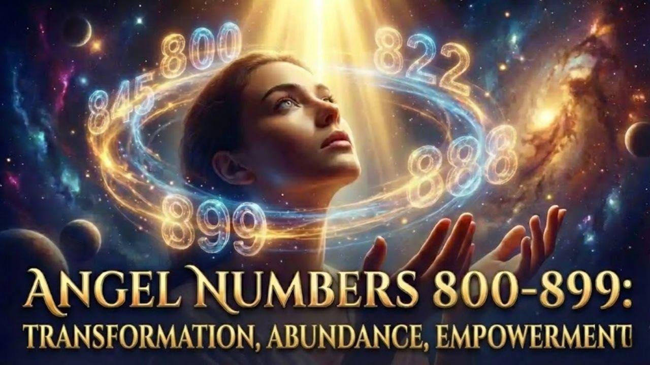 Angel Numbers 800 899 Transformation abundance empowerment